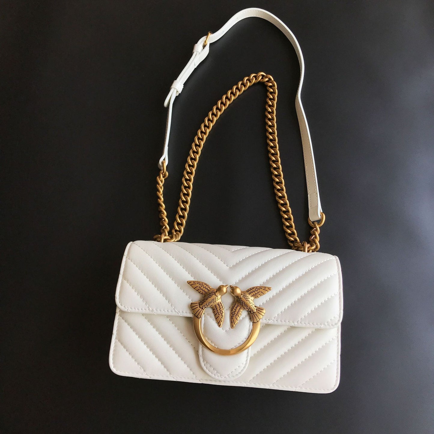 Women's Mini Swallow Sheepskin Chain Wine God Shoulder Bags