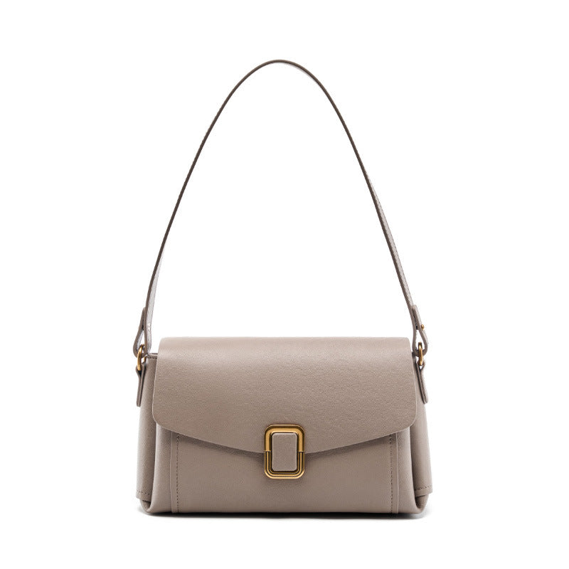 Women's Genuine Leather Niche High-grade Female Commuting Crossbody Bags