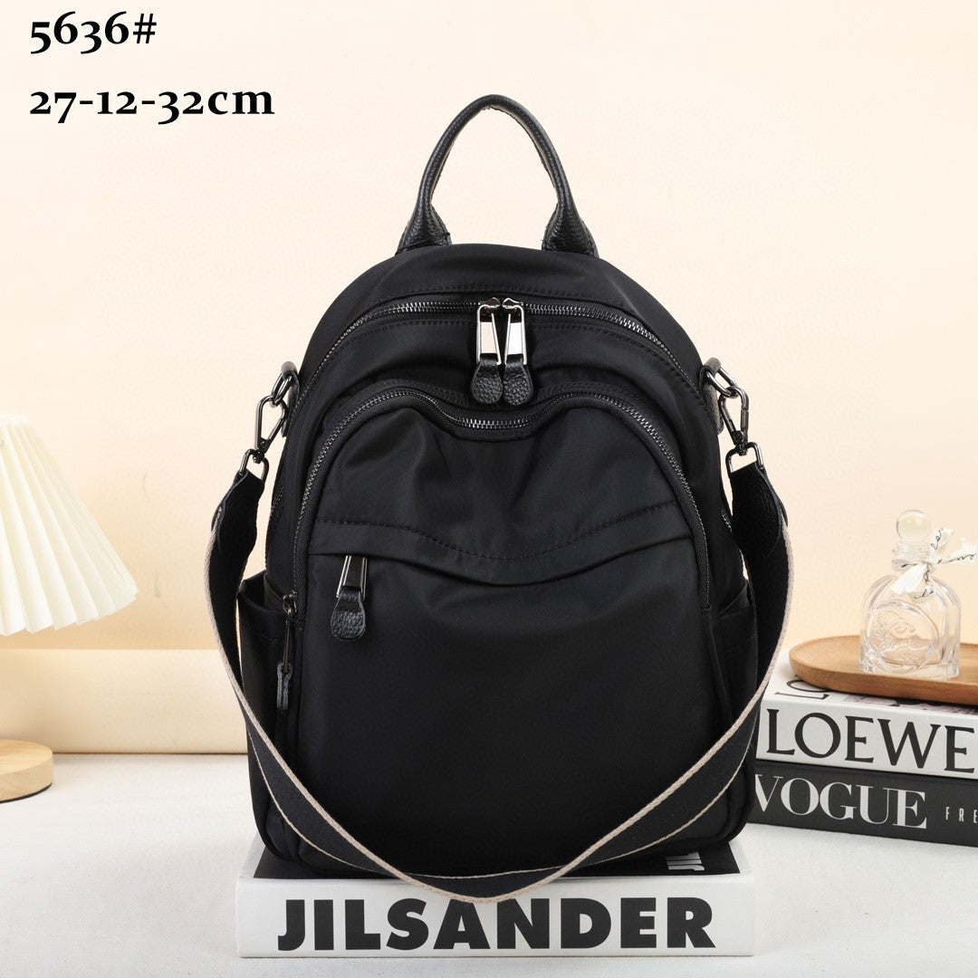 Women's Durable Korean Style Waterproof Nylon Cloth Backpacks