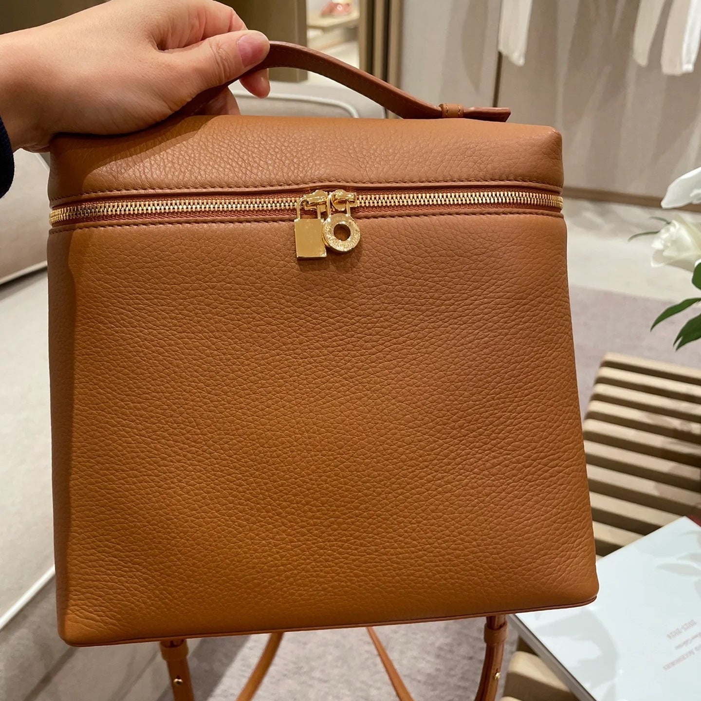 First Layer Leather Lunch Box Large Backpacks