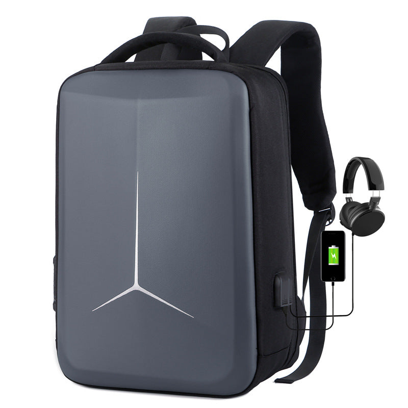 Men's Graceful Simple Business Inch Charging Backpacks