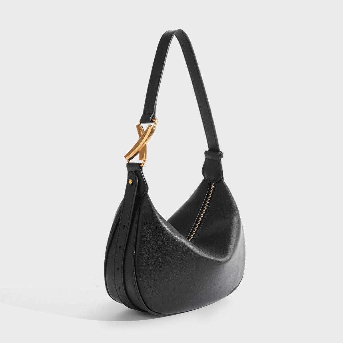 Women's Designer High-grade Underarm Moon French Style Armpit Bags