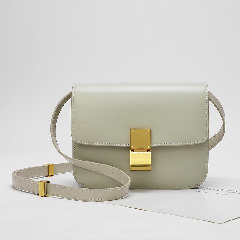Women's Caramel Tofu High Sense Versatile Retro Small Square Bags