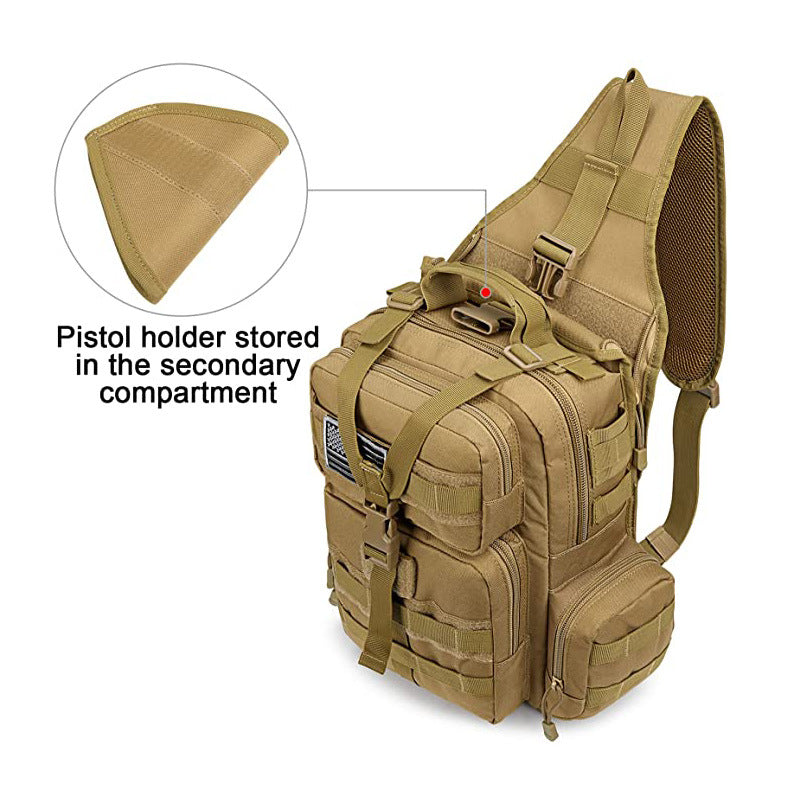 Men's Multifunctional Camouflage Combat Waterproof Oxford Hiking Outdoor Bags