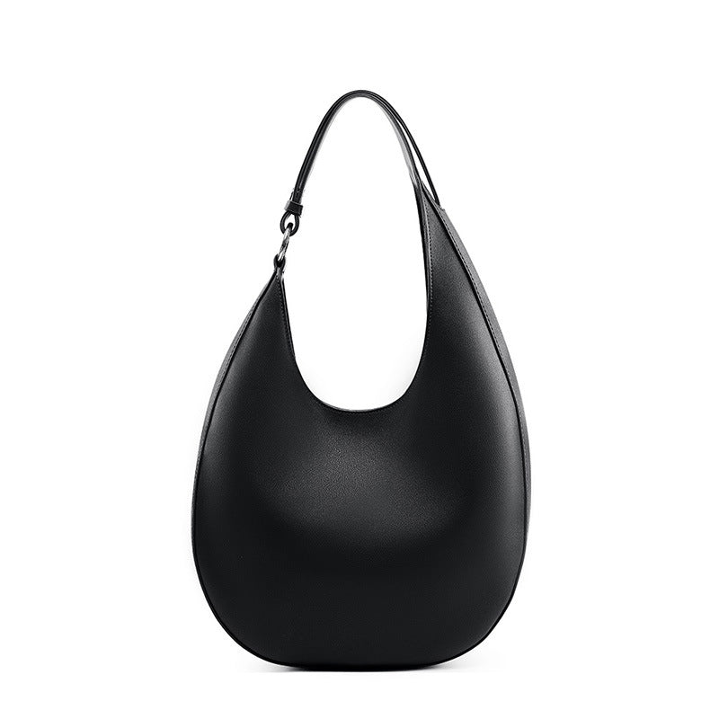 Women's Underarm Genuine Leather Design Selenodont Fashion Tote Bags