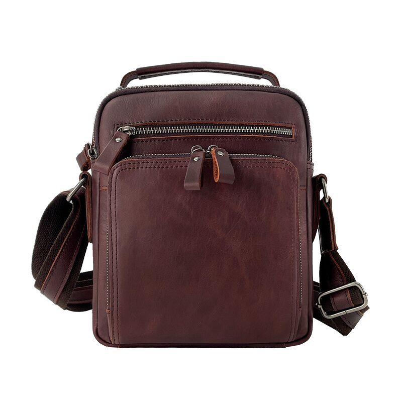 Beautiful Innovative Genuine Leather Crazy Horse Men's Messenger Bags