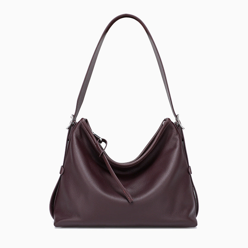Women's Genuine Leather Idle Style Design Underarm Shoulder Bags