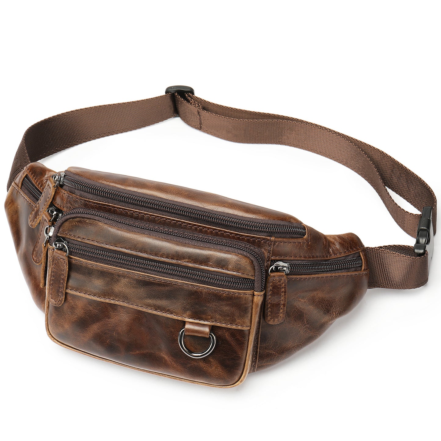 Men's Innovative New Leather Multifunctional Mobile Bags
