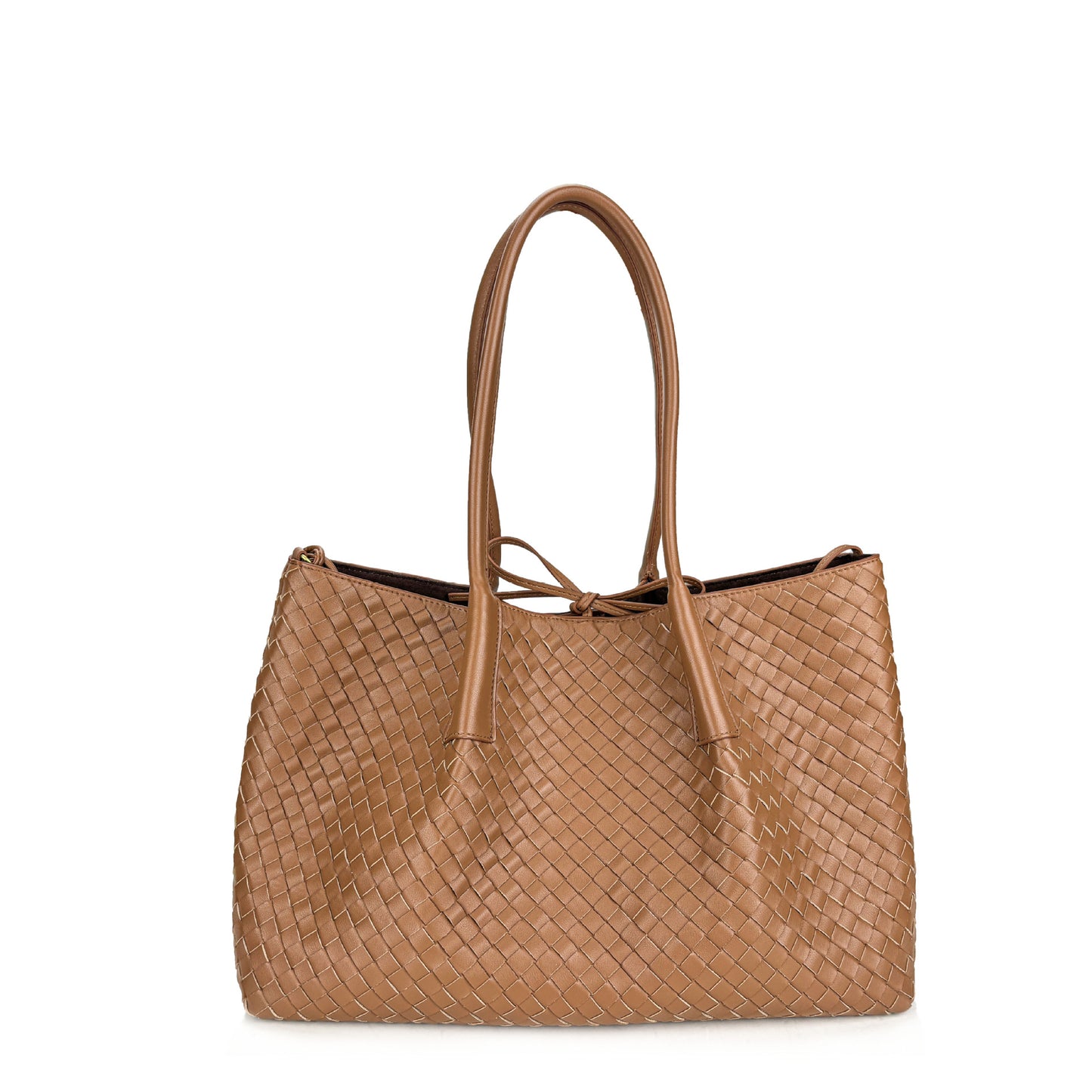 Women's Fashion Trend Woven Vegetable Basket Genuine Shoulder Bags