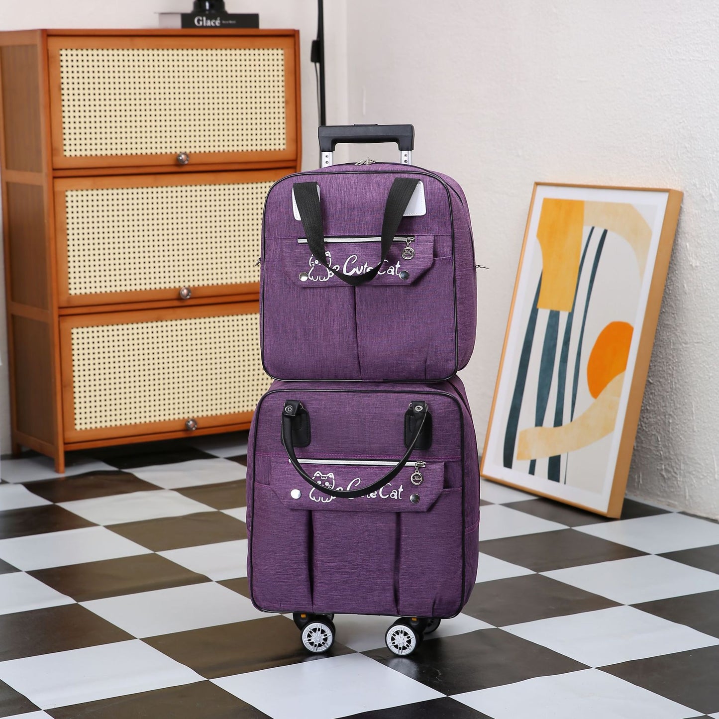 Creative Trendy Large Capacity Carry-on Folding Travel Bags