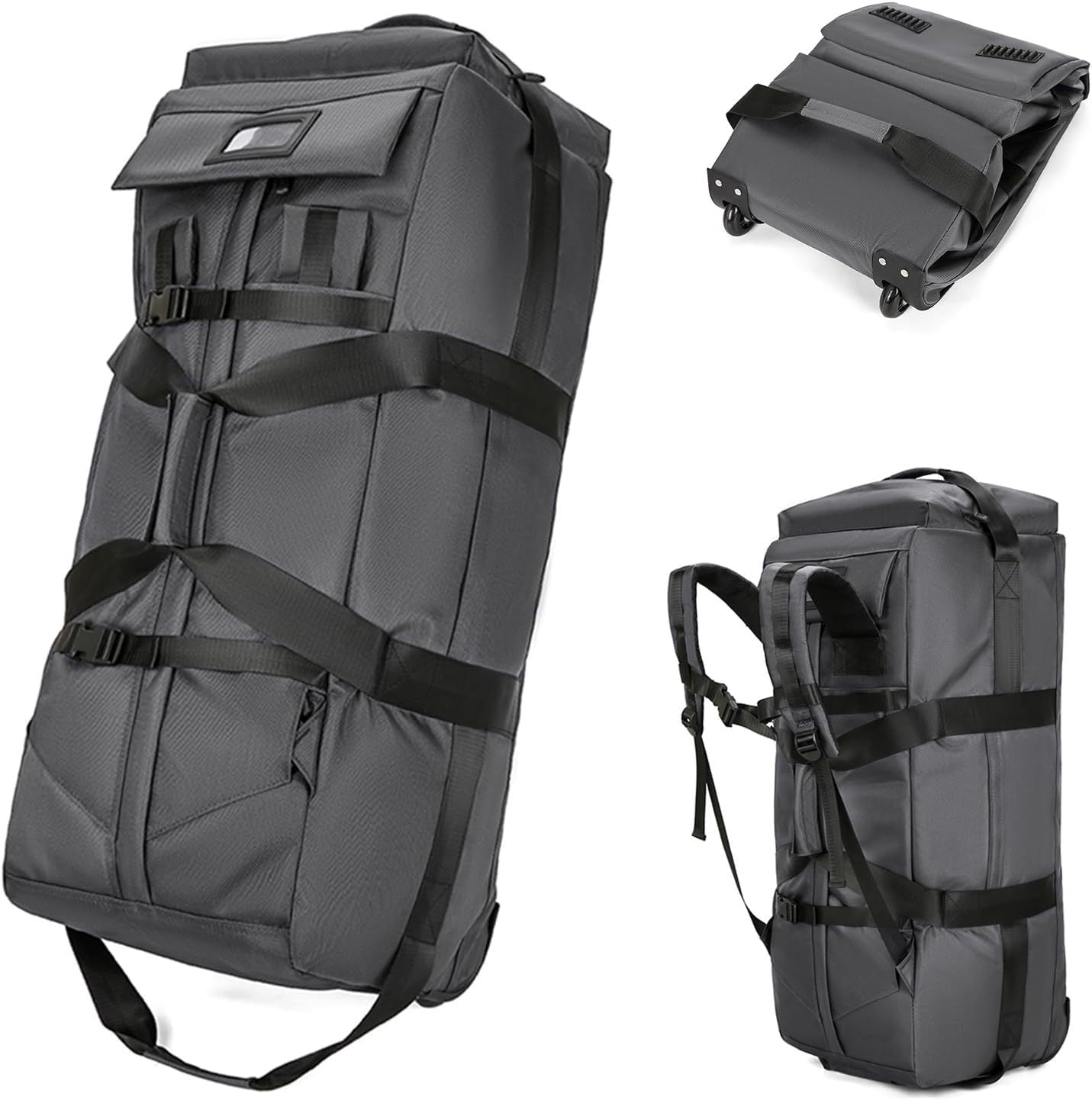 Oxford Cloth With Wheels Folding Moving Travel Bags