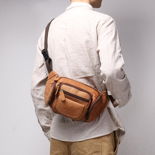 Women's & Men's & Leather Matte Top Layer Bags