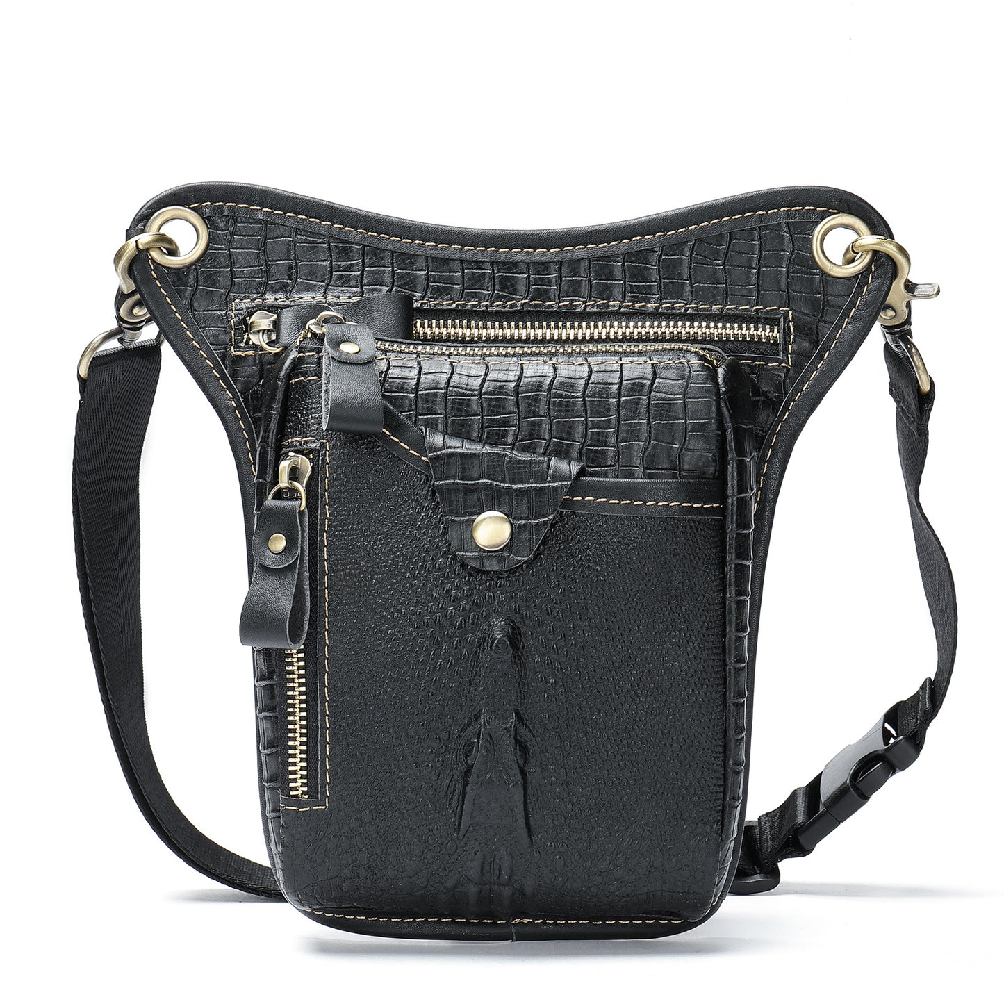 Men's Classy Vintage Leather Practical Leg Men's Waist Packs