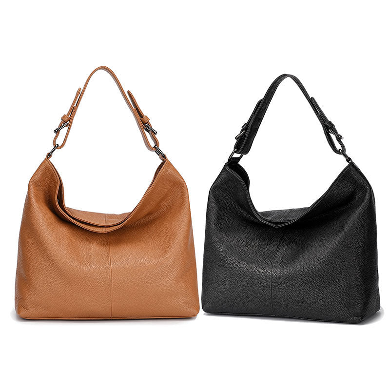 Women's First Layer Cowhide Soft Leather Direct Shoulder Bags