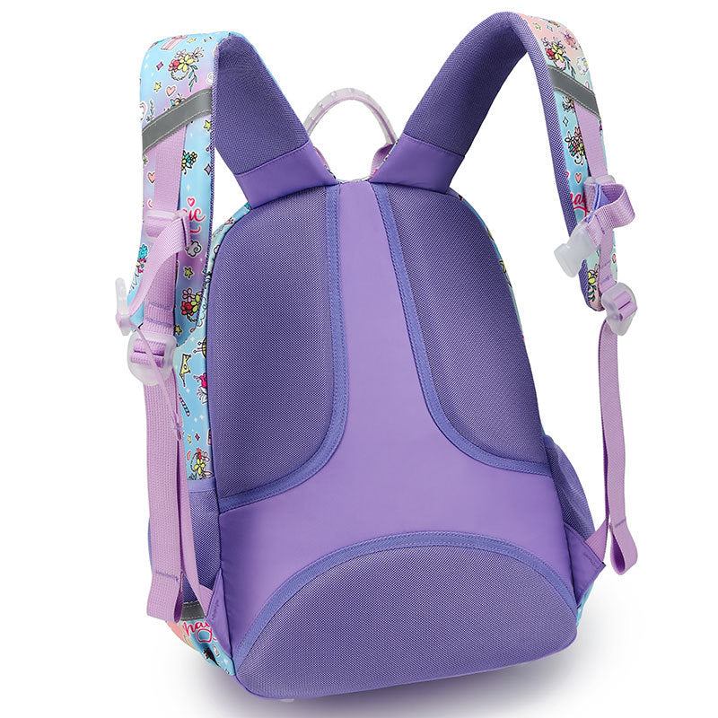 Grade Primary Rainbow Cartoon Cute Unicorn Elementary School Students' Schoolbags