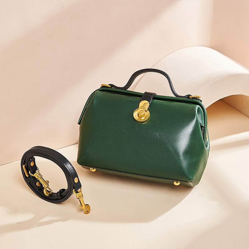 Women's Vintage Leather First Layer Vegetable Tanning Bags