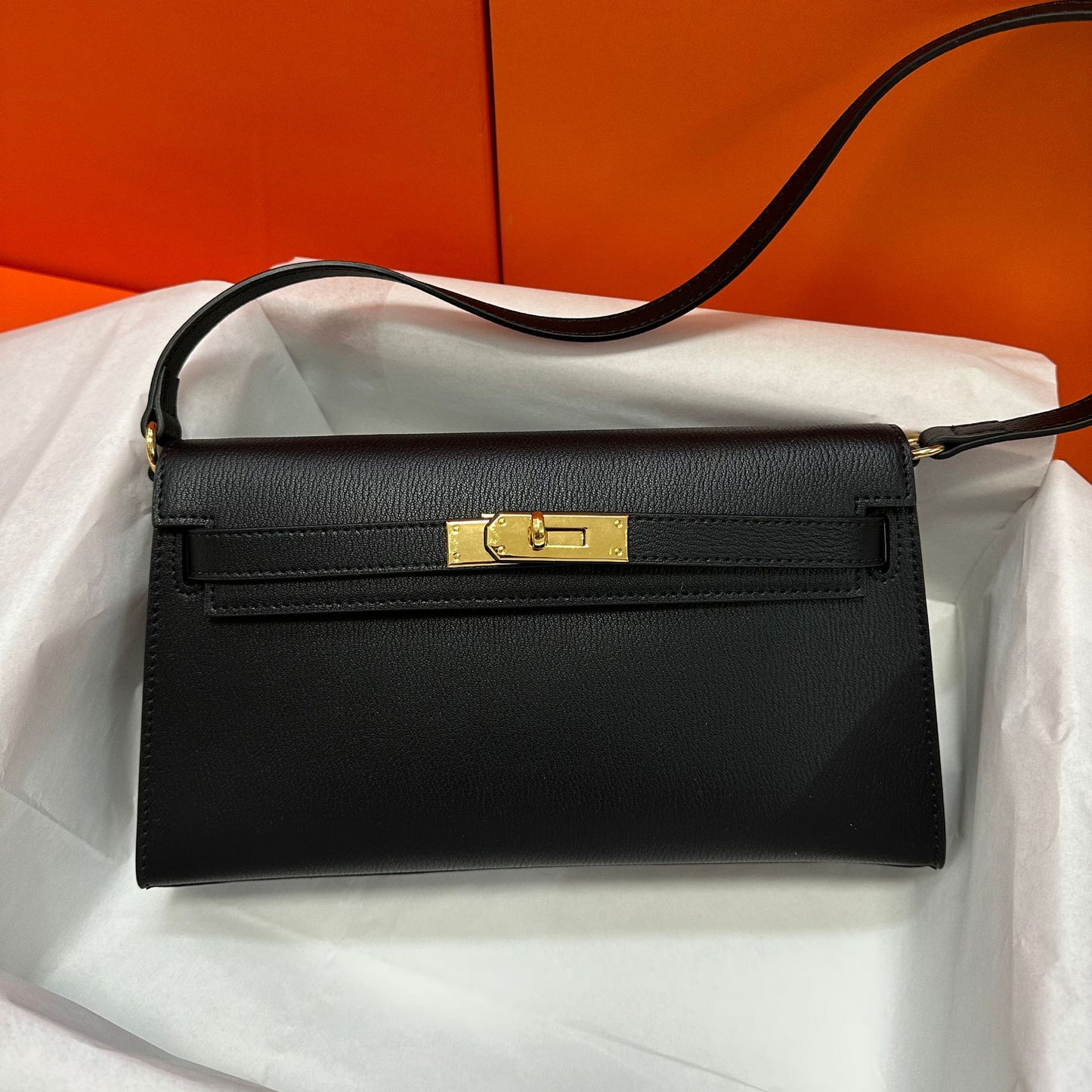 Women's Pattern Genuine Leather Kelly Underarm High-grade Armpit Bags