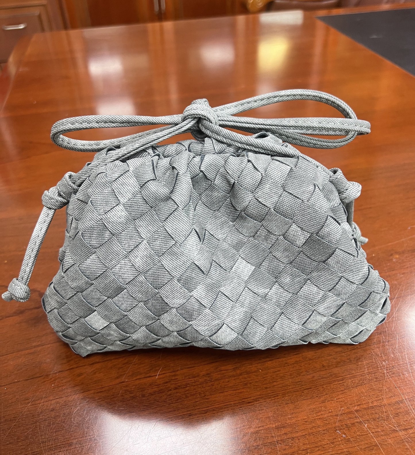 Women's Cloud Cowhide Pleated Dumpling Clutch Bags