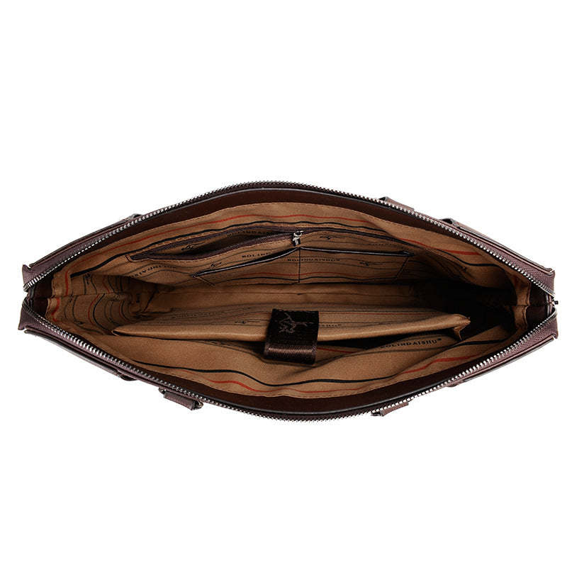 Men's Business Trip Horizontal Computer Large Capacity Men's Briefcases