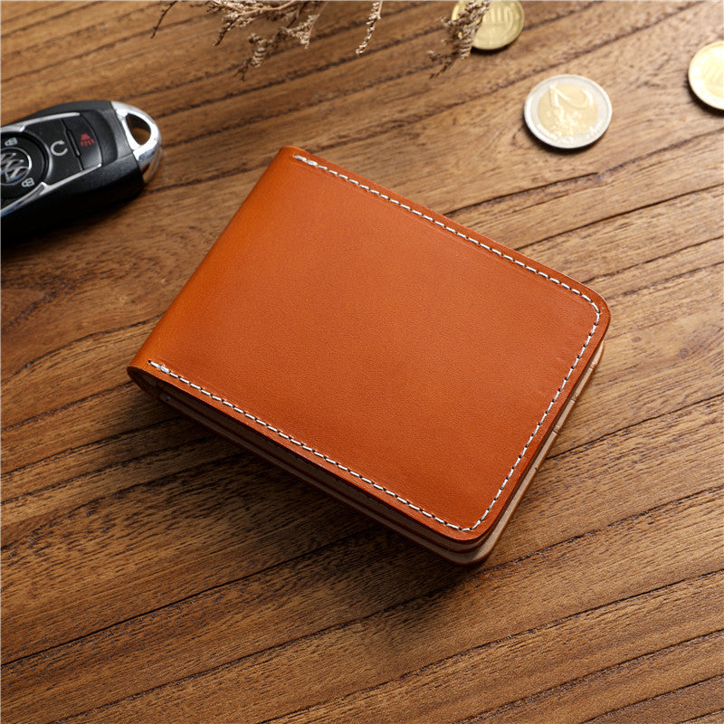 Women's & Men's Hand Vegetable First Layer Cowhide Driving Card Holder
