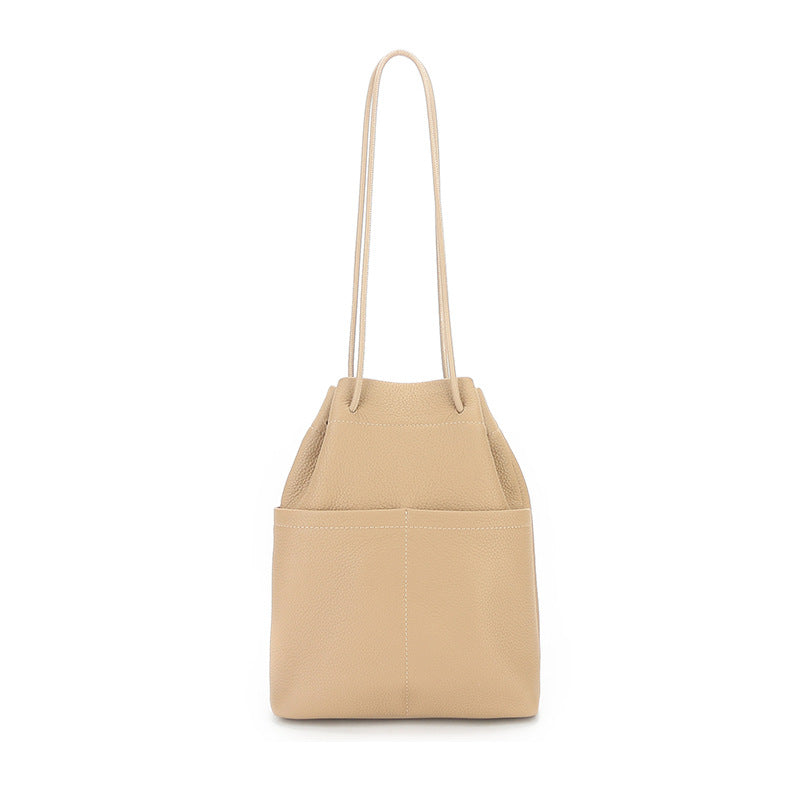 Women's Graceful Drawstring Minority Simple Fashion Backpacks