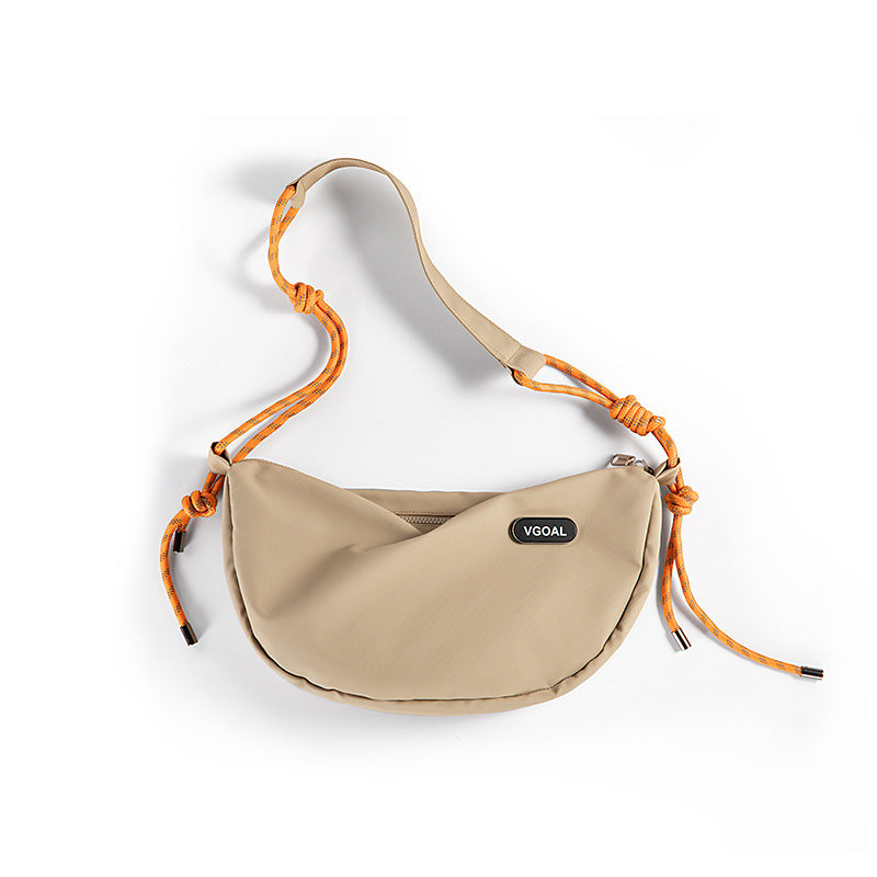 Women's & Men's & Simple Niche Reflective Rope Waterproof Shoulder Bags