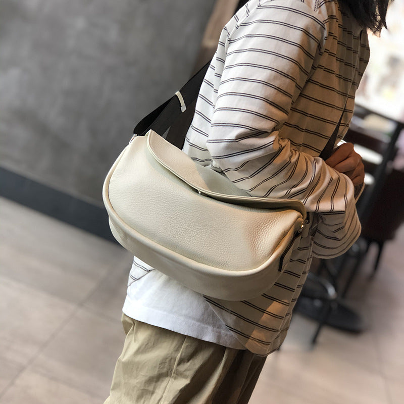 Women's First Layer Cowhide Fashion Trend Genuine Crossbody Bags