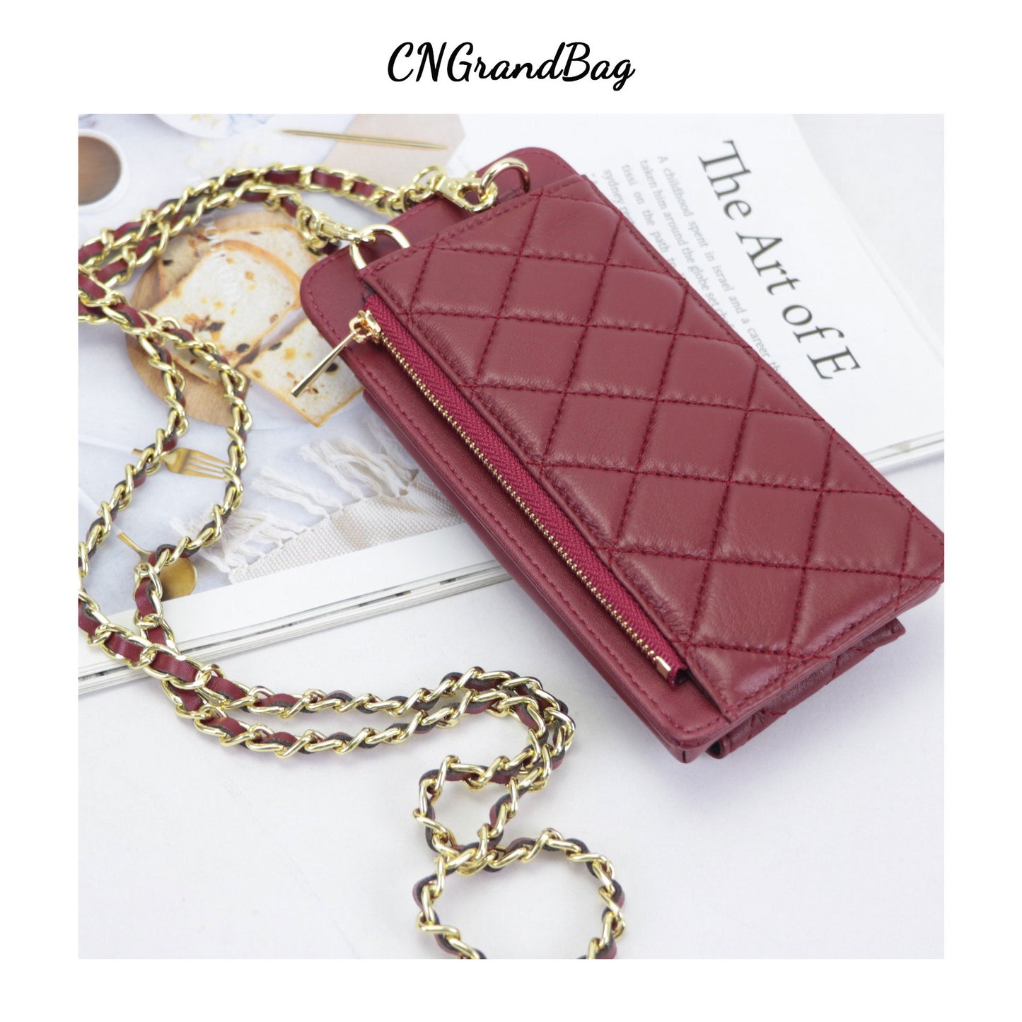 Women's Wild Genuine Sheep Skin Mobile Mini Bags