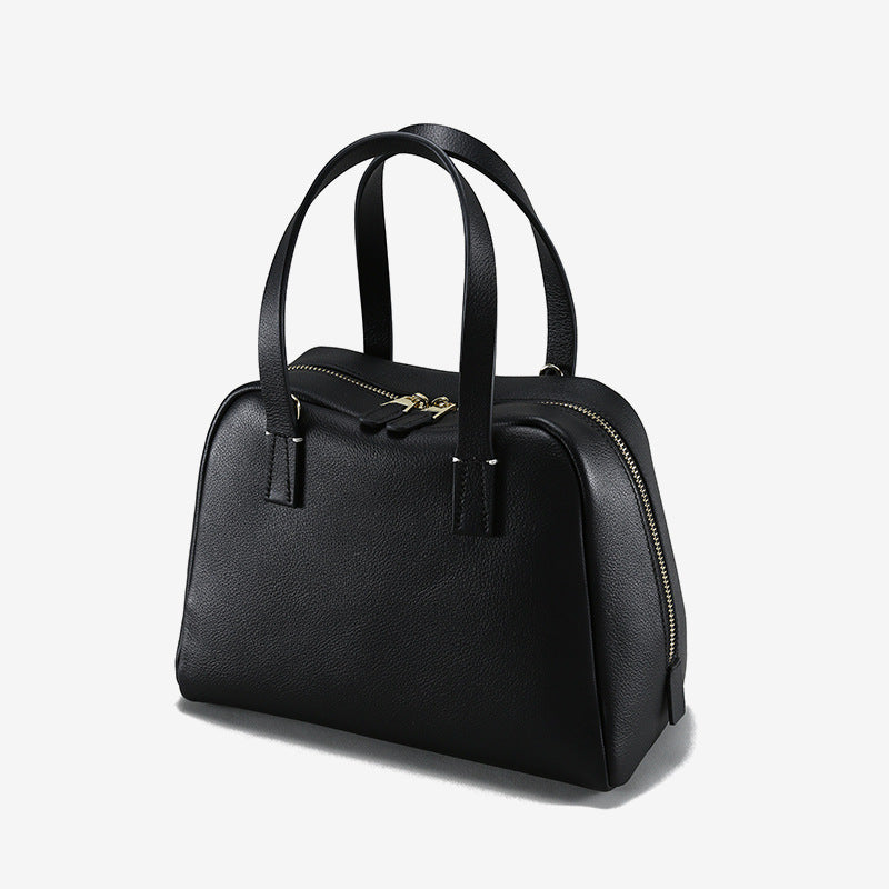 First Layer Cowhide Simple Retro Fashion Handbags