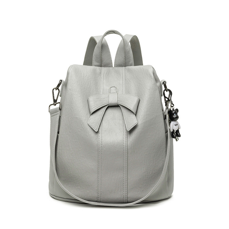 Women's Large Capacity Retro Fashion Versatile Soft Backpacks
