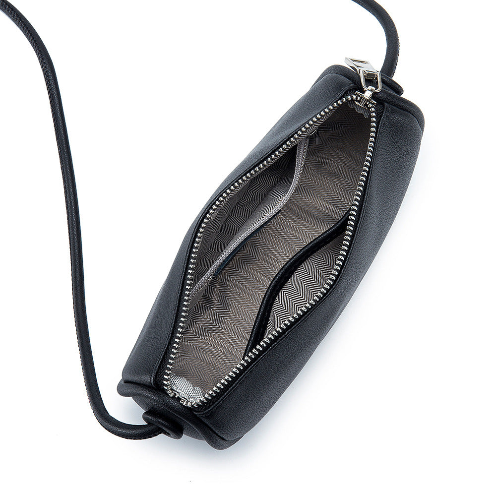 Women's Dumpling Simple Genuine Leather Artistic Retro Crossbody Bags