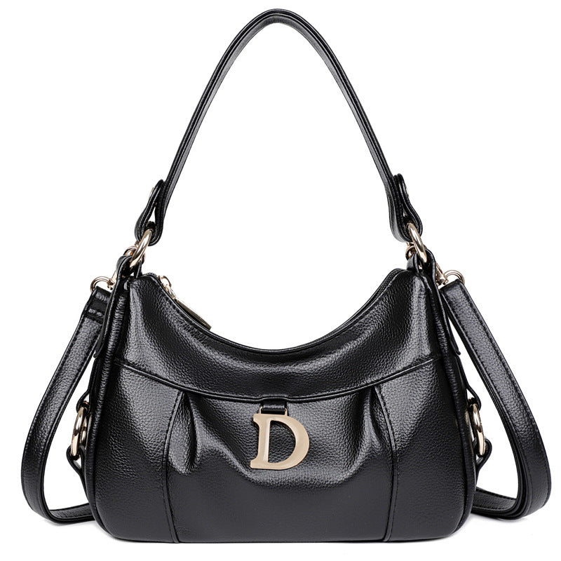 Trendy Women's Fashion Mother Soft Leather Crossbody Bags