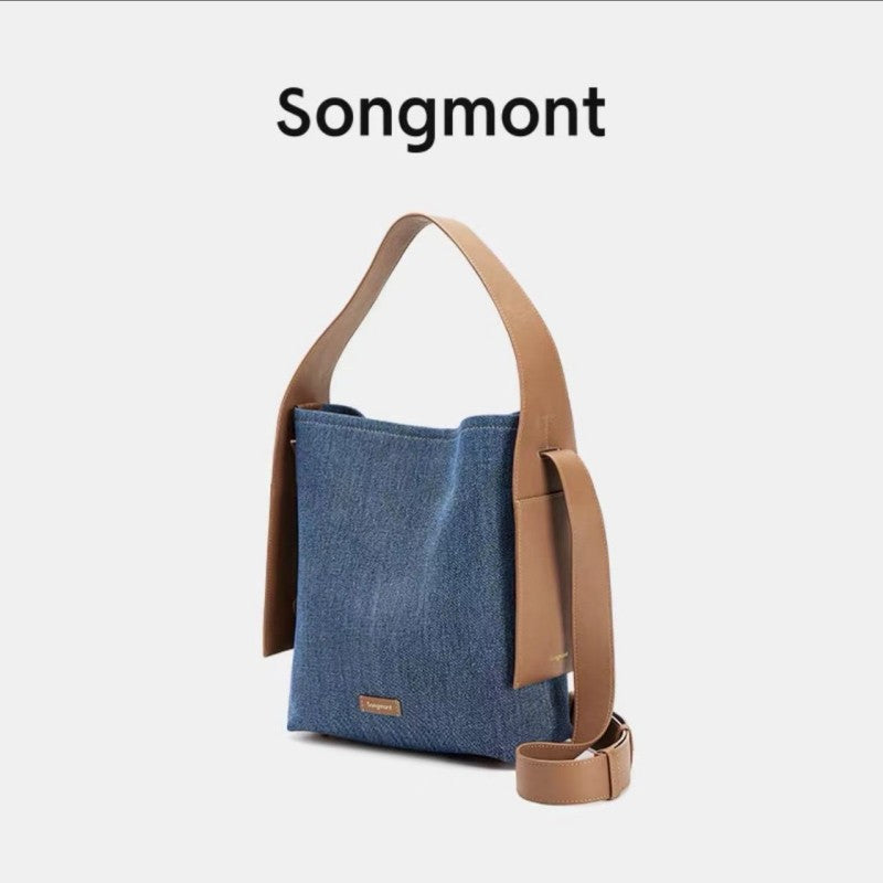 Women's Series Large Medium Size Cow Leather Tote Bags