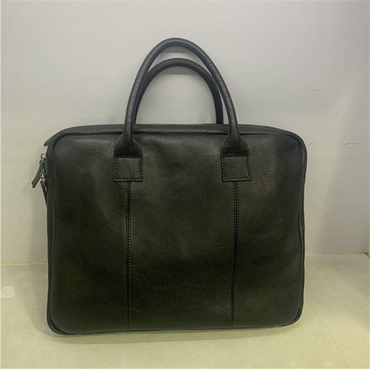Men's Vintage Genuine Leather One Cowhide Business Men's Briefcases