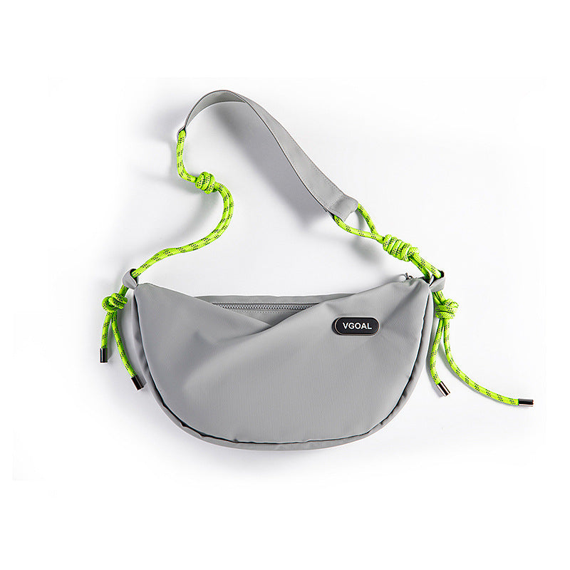 Women's & Men's & Simple Niche Reflective Rope Waterproof Shoulder Bags