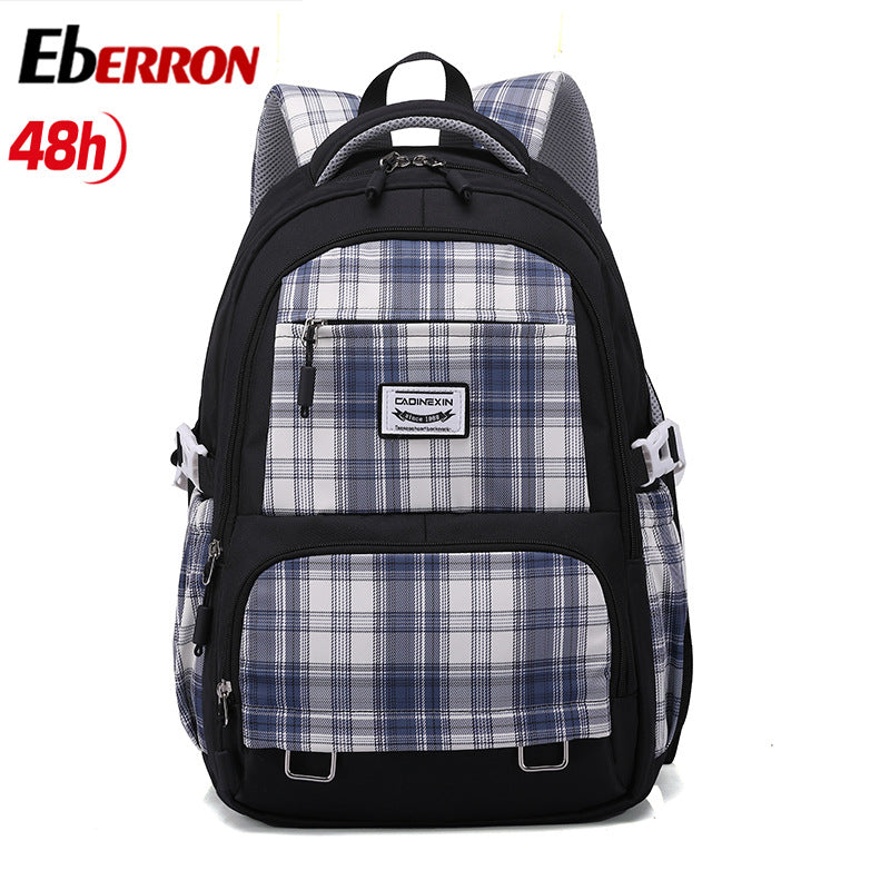 Female Double Polyester Large Capacity Comfortable Middle School Students' Schoolbags