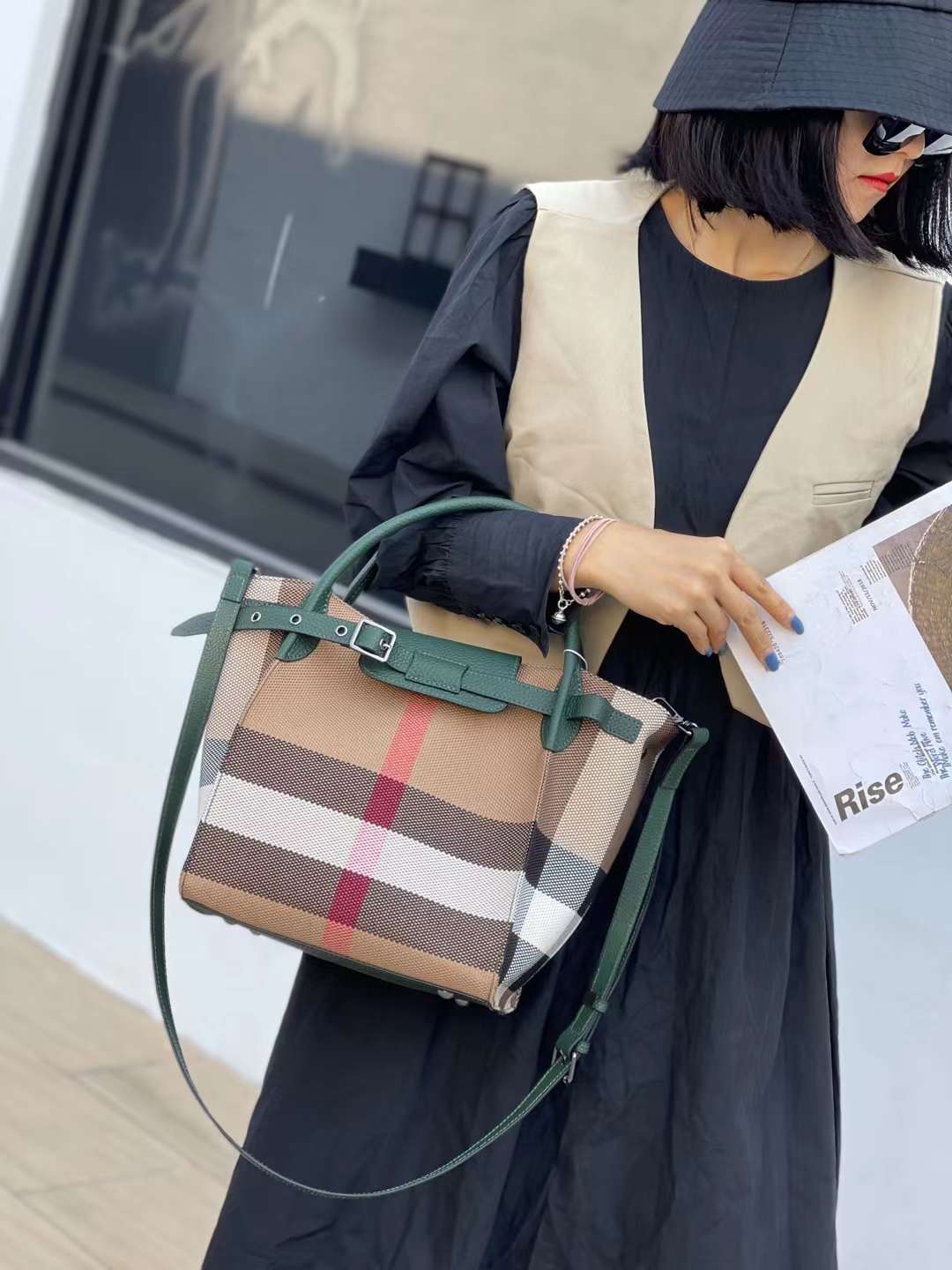 Women's Cowhide Big Fashion Elegant Retro Easy Handbags