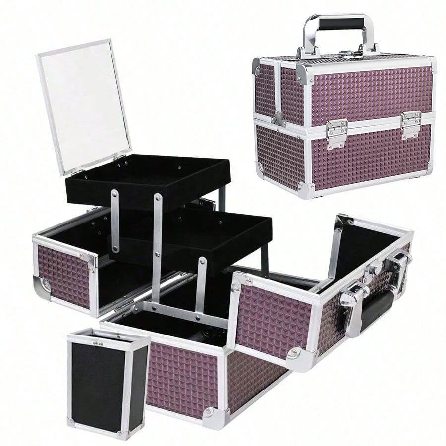 Professional Portable Cosmetics Storage Box Advanced Cosmetic Cases