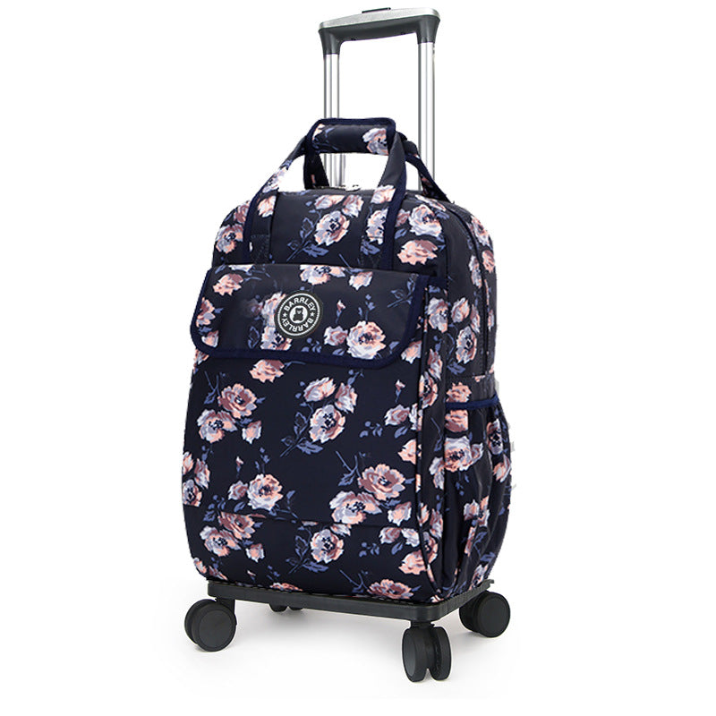 Men's Charming Large Capacity Black Boarding Travel Bags