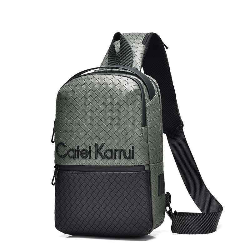 Men's Cool Versatile Classy Waterproof Trend Men's Chest Bags