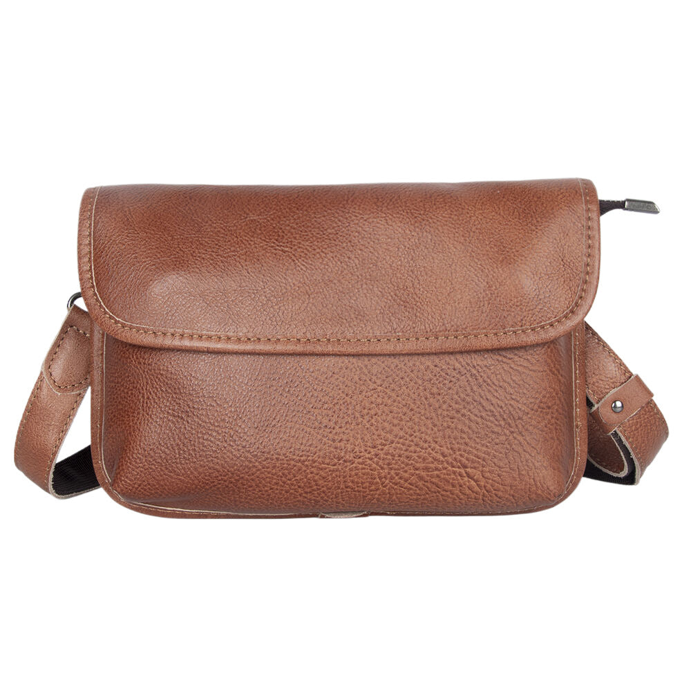 Men's Street Fashion First Layer Cowhide Vegetable Men's Shoulder Bags
