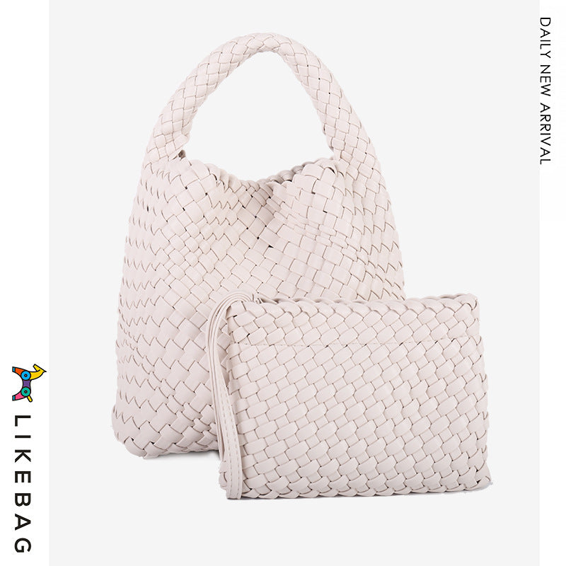 Women's Trendy Hand-woven Versatile Large Capacity Portable Bags