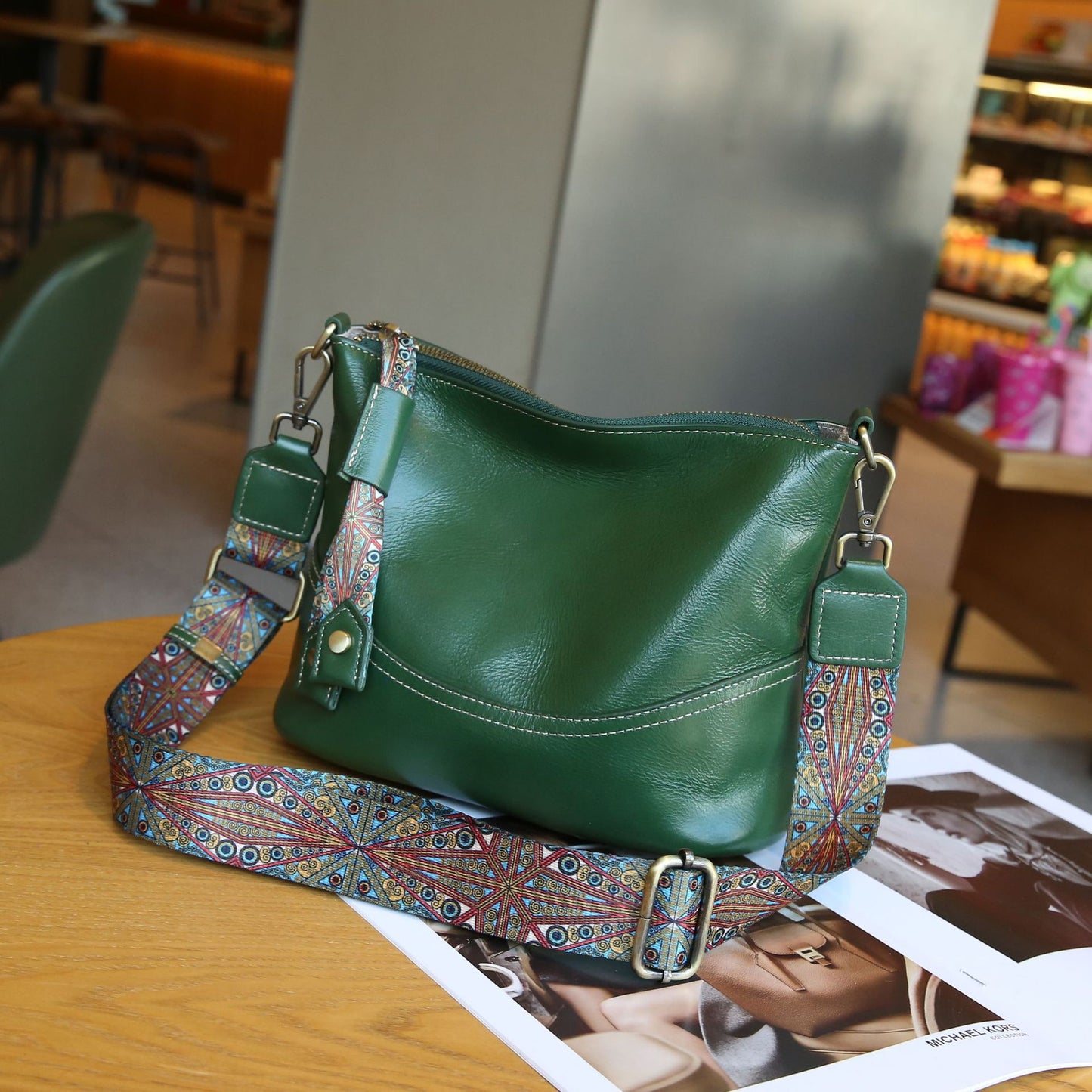 Women's Vegetable Tanned Leather Cow Single Lady's Fashion Large Capacity Bags