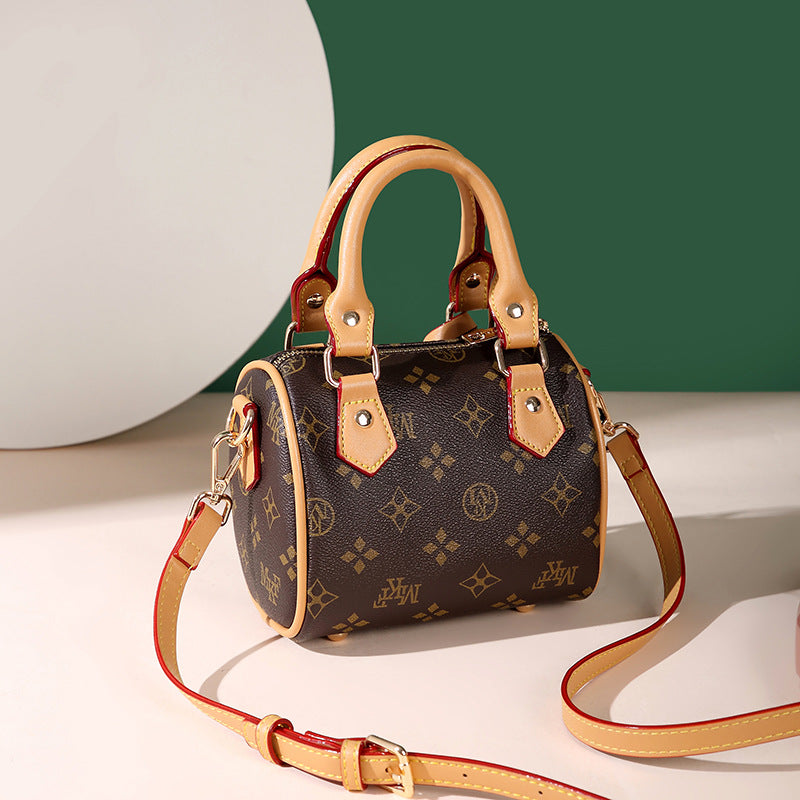 Women's Printed Pillow Fashion Boston Tide Shoulder Bags