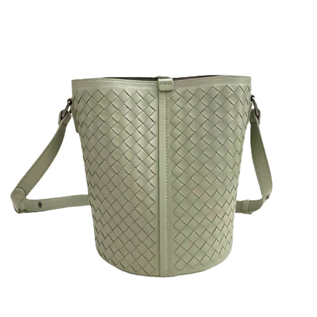 Women's Sheepskin Hand-woven Niche High-grade For Shoulder Bags