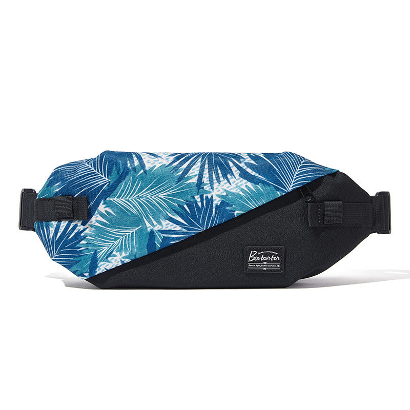 Men's Trendy Contrast Color Riding College Men's Chest Bags