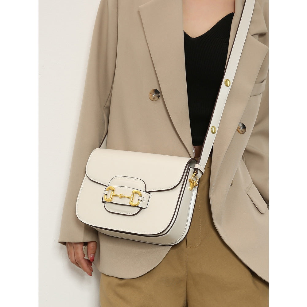 Women's Design High-grade Retro Horse Saddle Presbyopic Shoulder Bags