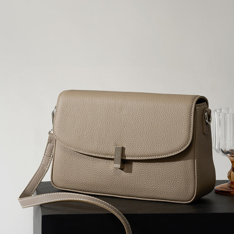 Women's Large Capacity Genuine Leather Graceful Fashionable Crossbody Bags