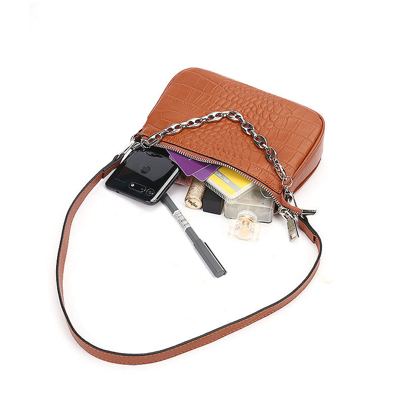 Women's First Layer Soft Cowhide Niche Kendall Underarm Genuine Shoulder Bags