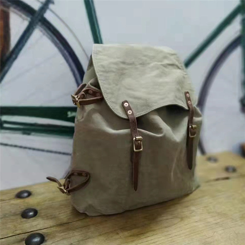 Women's & Men's & Washed Worn Retro Heavy Canvas Backpacks